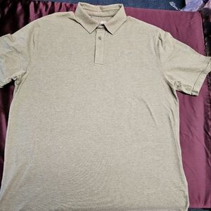 Under Armour Mens Polo XL Olive Green